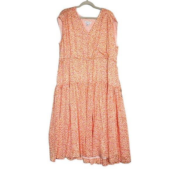 Nordstrom Dresses & Skirts - NWOT Nordstrom Silk Blend Patterned Midi Dress Tie Waist Size XL
